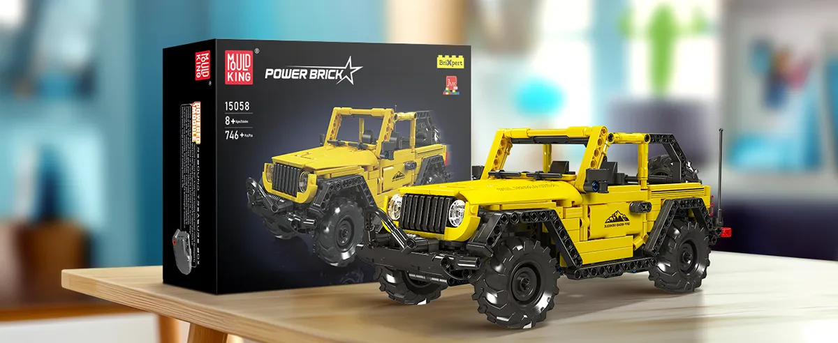 لگو مولدکینگ 15058 ماشین آفرود Jeep Wrangler عقب کش