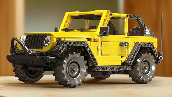 لگو مولدکینگ 15058 ماشین آفرود Jeep Wrangler عقب کش
