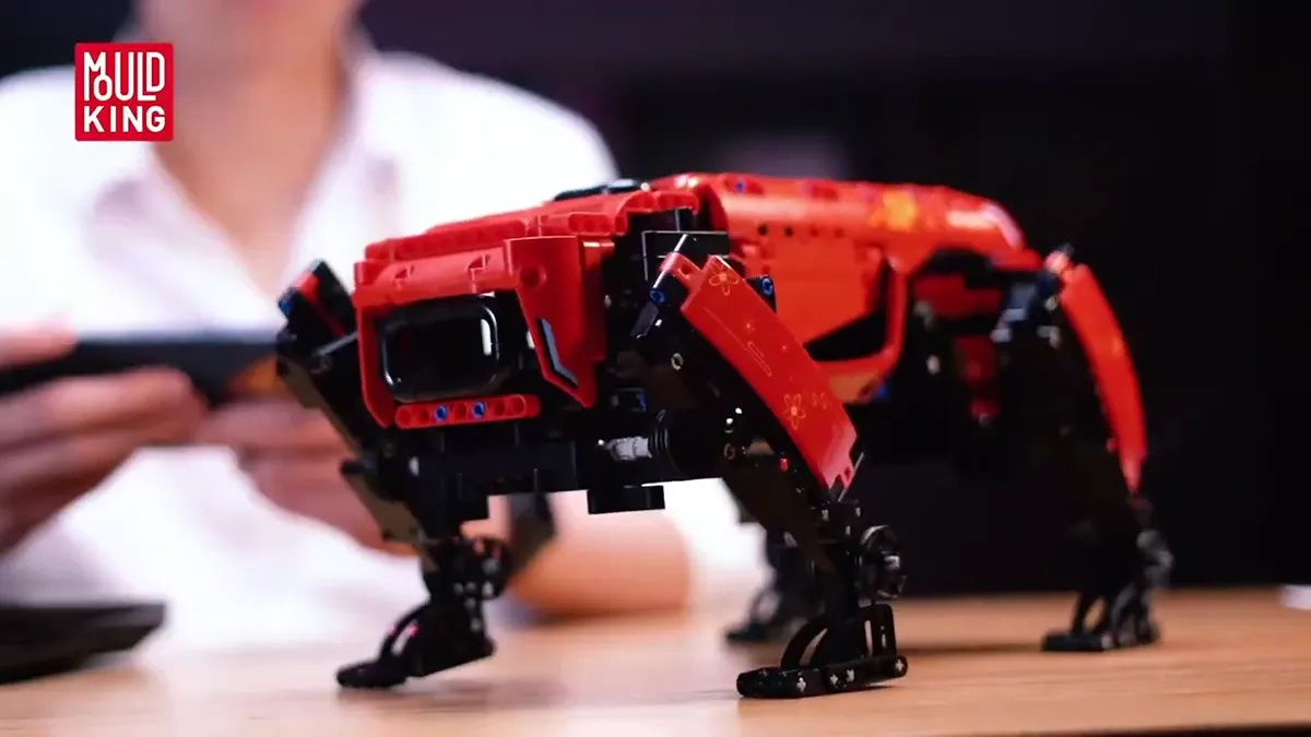 لگو مولد کینگ 15067 ربات سگ هوشمند MK Dynamics Red کنترلی