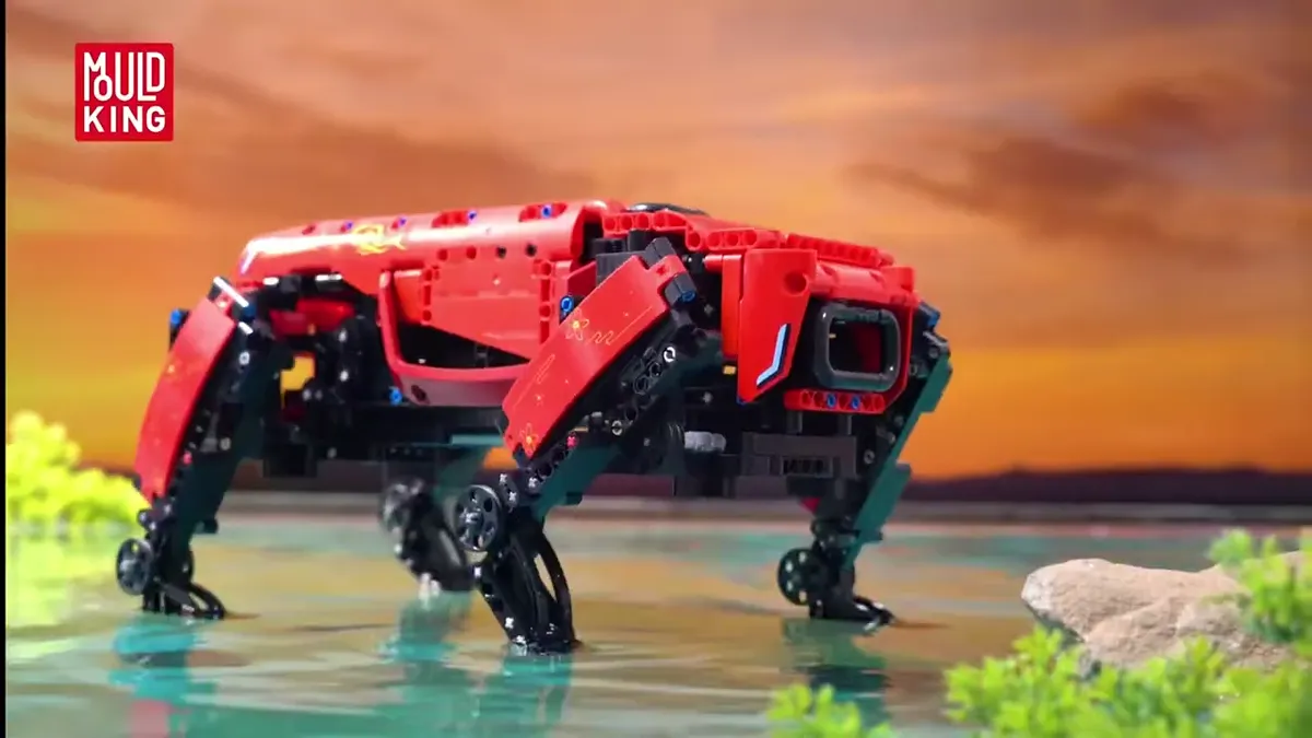لگو مولد کینگ 15067 ربات سگ هوشمند MK Dynamics Red کنترلی