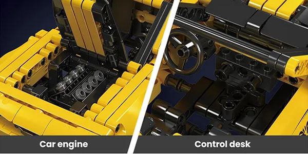 لگو مولدکینگ 15081 ماشین اسپرت Chevrolet Bumblebee عقب کش