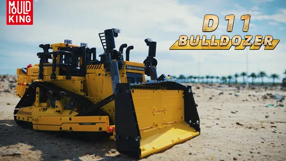 لگو مولدکینگ 15084 ماشین بولدوزر Caterpillar D11 ریموت دار