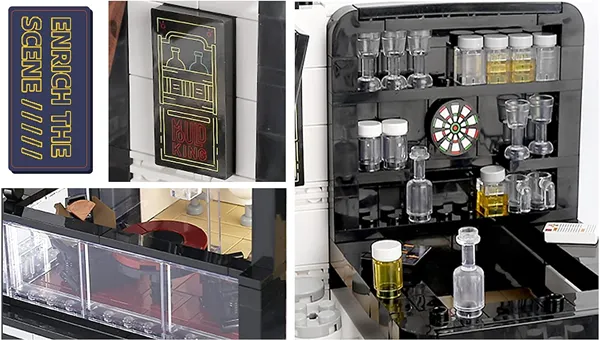 لگو مولد کینگ 16042 کافه رستوران The Bar