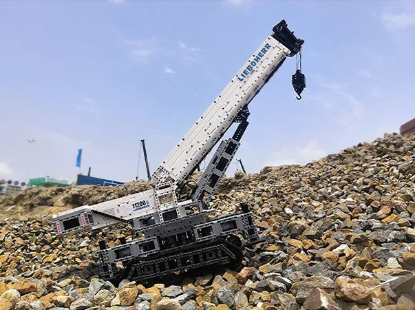لگو مولد کینگ 17002 جرثقیل خزنده Crawler Crane کنترلی
