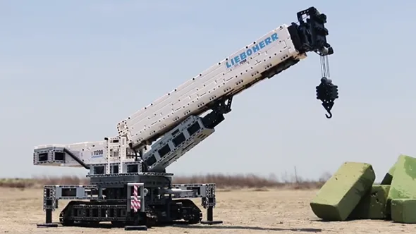 ساختنی مولد کینگ 17002 جرثقیل خزنده Crawler Crane کنترلی