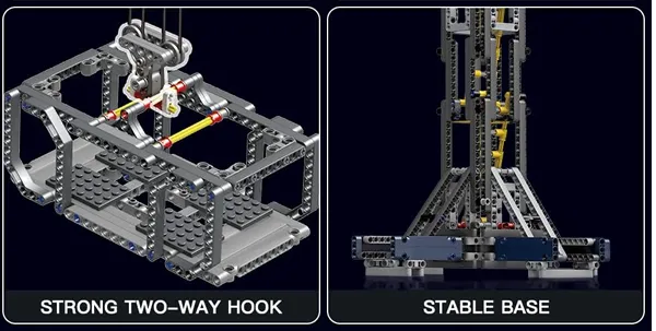 لگو مولد کینگ 17004 ماشین جرثقیل Tower Crane کنترلی The Bar