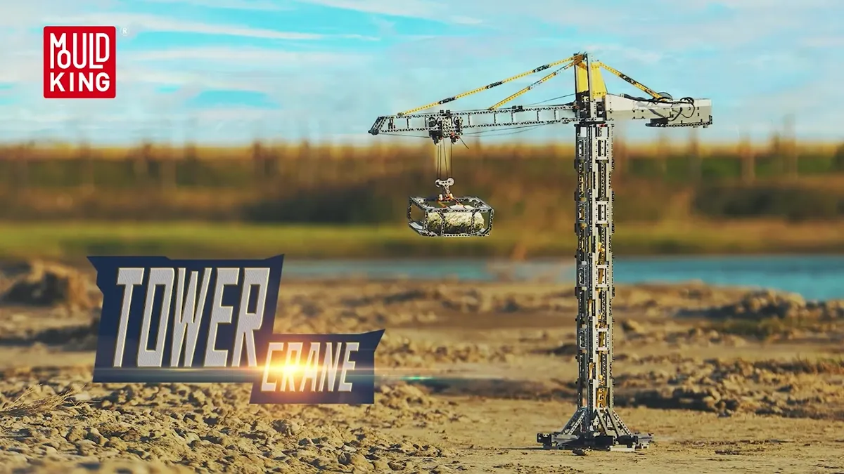 لگو مولد کینگ 17004 ماشین جرثقیل Tower Crane کنترلی The Bar