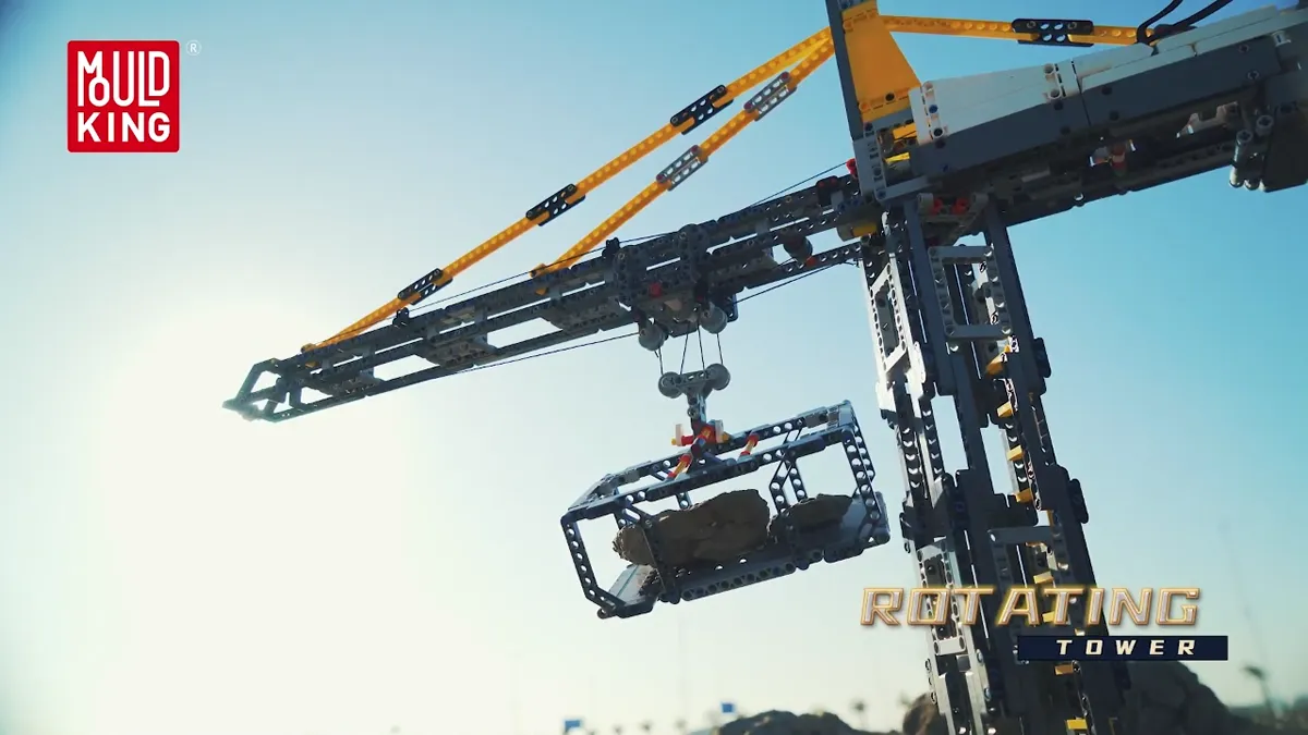 لگو مولد کینگ 17004 ماشین جرثقیل Tower Crane کنترلی The Bar