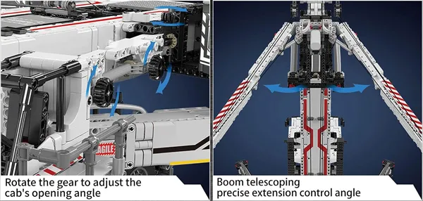 لگو مولد کینگ 17007 کامیون جرثقیل LTM 11200 Crane کنترلی