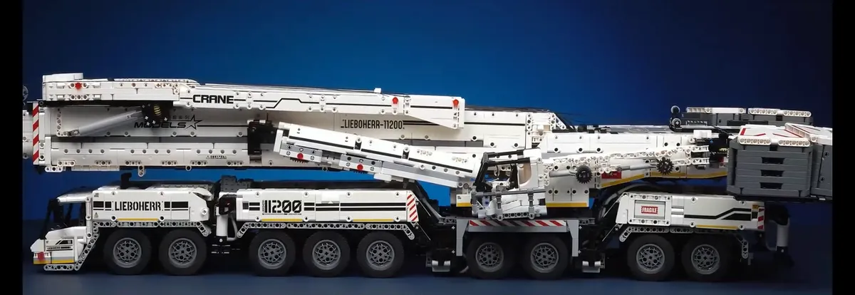 لگو مولد کینگ 17007 کامیون جرثقیل LTM 11200 Crane کنترلی