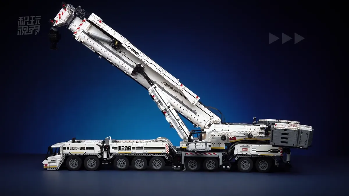 لگو مولد کینگ 17007 کامیون جرثقیل LTM 11200 Crane کنترلی