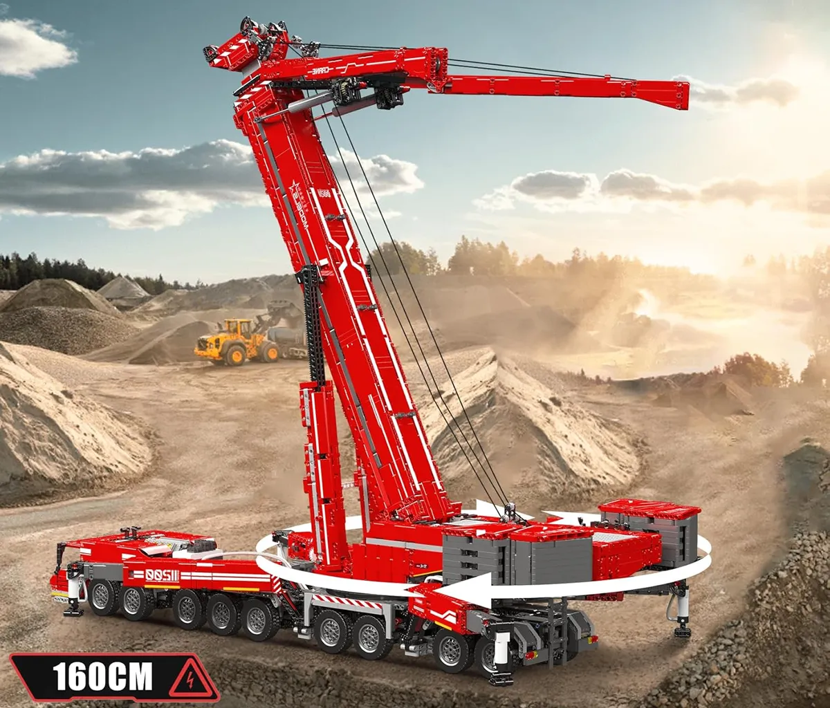 لگو مولد کینگ 17008 کامیون جرثقیل LTM 11200 Crane کنترلی