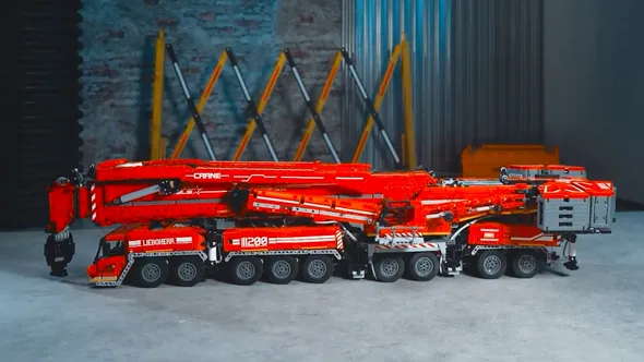 لگو مولد کینگ 17008 کامیون جرثقیل LTM 11200 Crane کنترلی