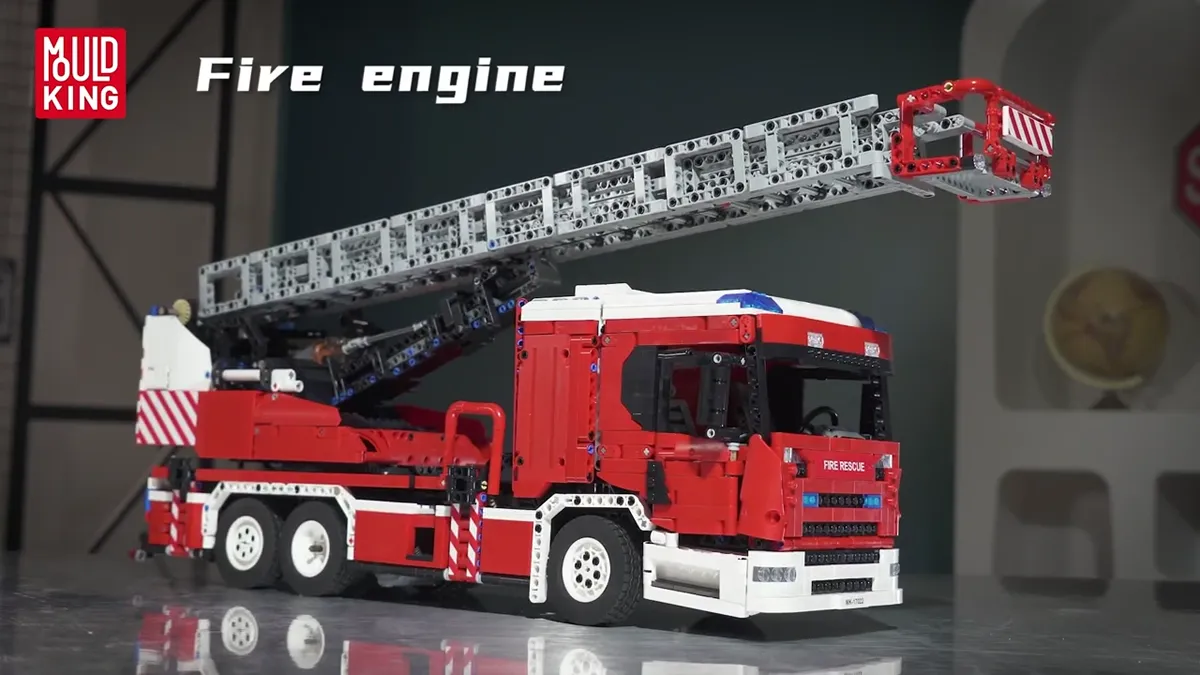 لگو مولد کینگ 17022 ماشین آتش نشانی Fire Engine کنترلی