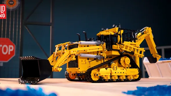 لگو مولد کینگ 17023 ماشین بولدوزر Pneumatic Bulldozer کنترلی
