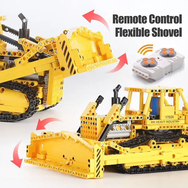 لگو مولد کینگ 17024 ماشین بولدوزر D8K Bulldozer کنترلی