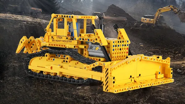 لگو مولد کینگ 17024 ماشین بولدوزر D8K Bulldozer کنترلی