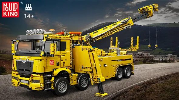 لگو مولد کینگ 17028 ماشین کامیون جرثقیل Road Rescue Truck کنترلی