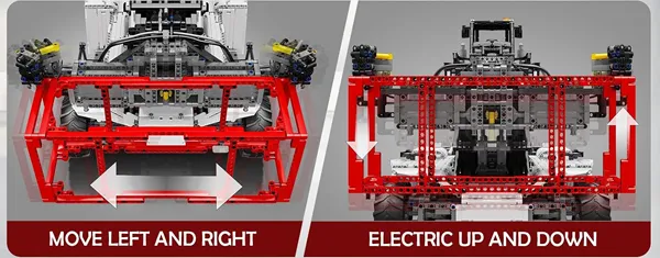 لگو مولد کینگ 17029 ماشین حمل کانتینر Container Truck کنترلی