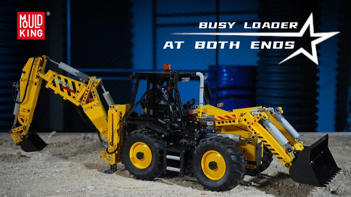 لگو مولد کینگ 17036 ماشین بولدوزر Bulldozer کنترلی