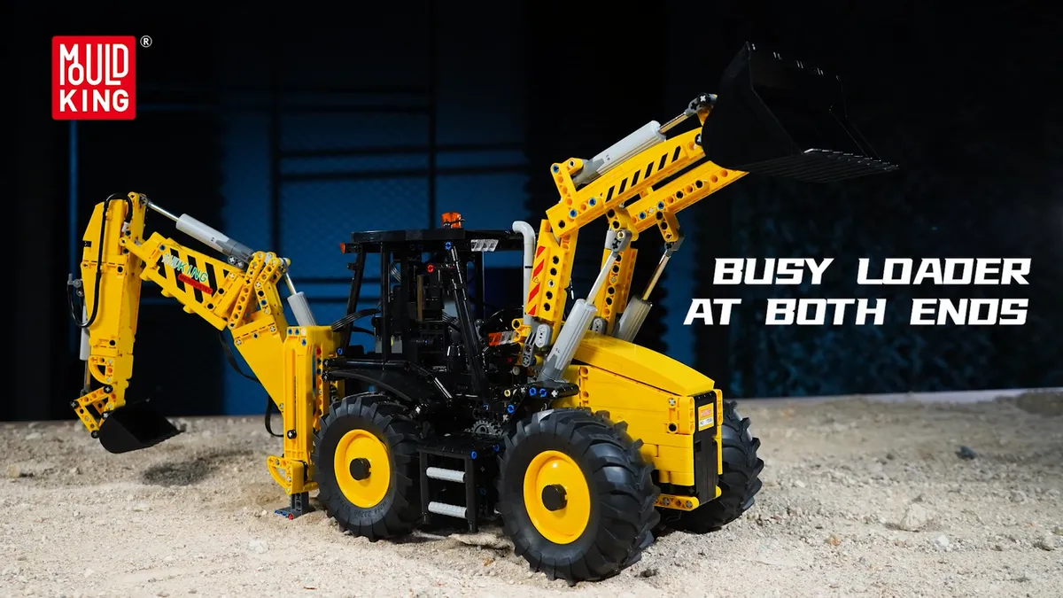 لگو مولد کینگ 17036 ماشین بولدوزر Bulldozer کنترلی