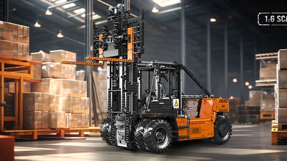 لگو مولد کینگ 17044 لیفتراک Heavy-Duty Forklift Red کنترلی