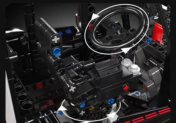 لگو مولد کینگ 17045 لیفتراک Heavy-Duty Forklift Red کنترلی