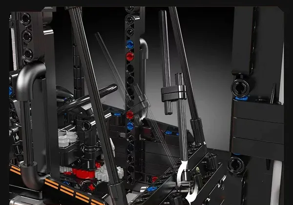 لگو مولد کینگ 17045 لیفتراک Heavy-Duty Forklift Red کنترلی