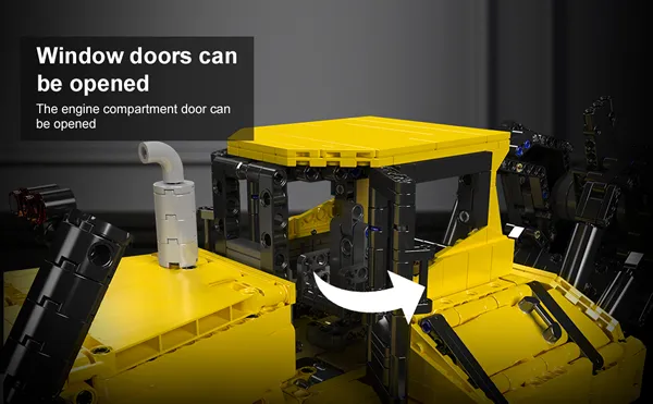 لگو مولدکینگ 17049 ماشین بولدوزر Liebherr PR766 Bulldozer کنترلی