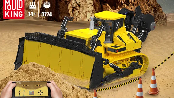 لگو مولدکینگ 17049 ماشین بولدوزر Liebherr PR766 Bulldozer کنترلی