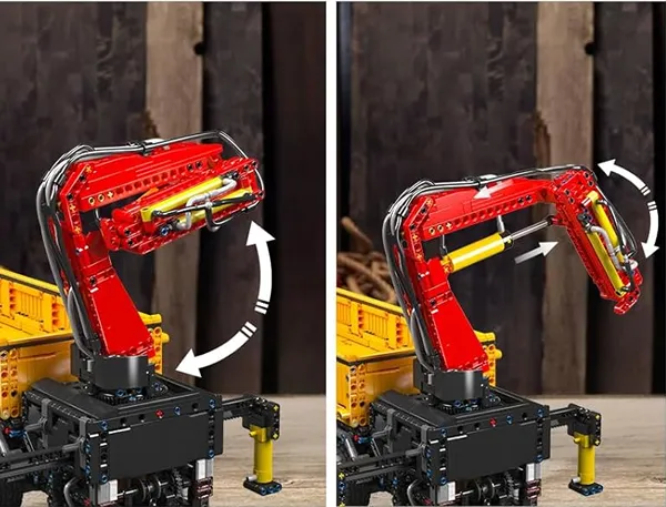 لگو مولدکینگ 17050 ماشین جرثقیل Actros Crane ریموت دار