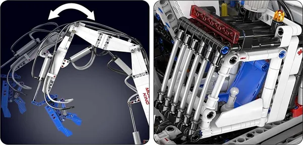 لگو مولد کینگ 17062 ماشین بیل مکانیکی Demolition کنترلی