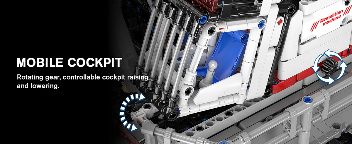 لگو مولد کینگ 17062 ماشین بیل مکانیکی Demolition کنترلی