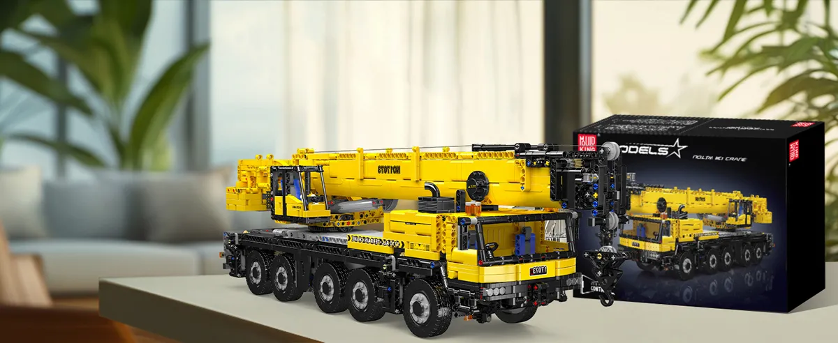 لگو مولد کینگ 17073 ماشین کامیون جرثقیل LTM1110 Mobile Crane کنترلی