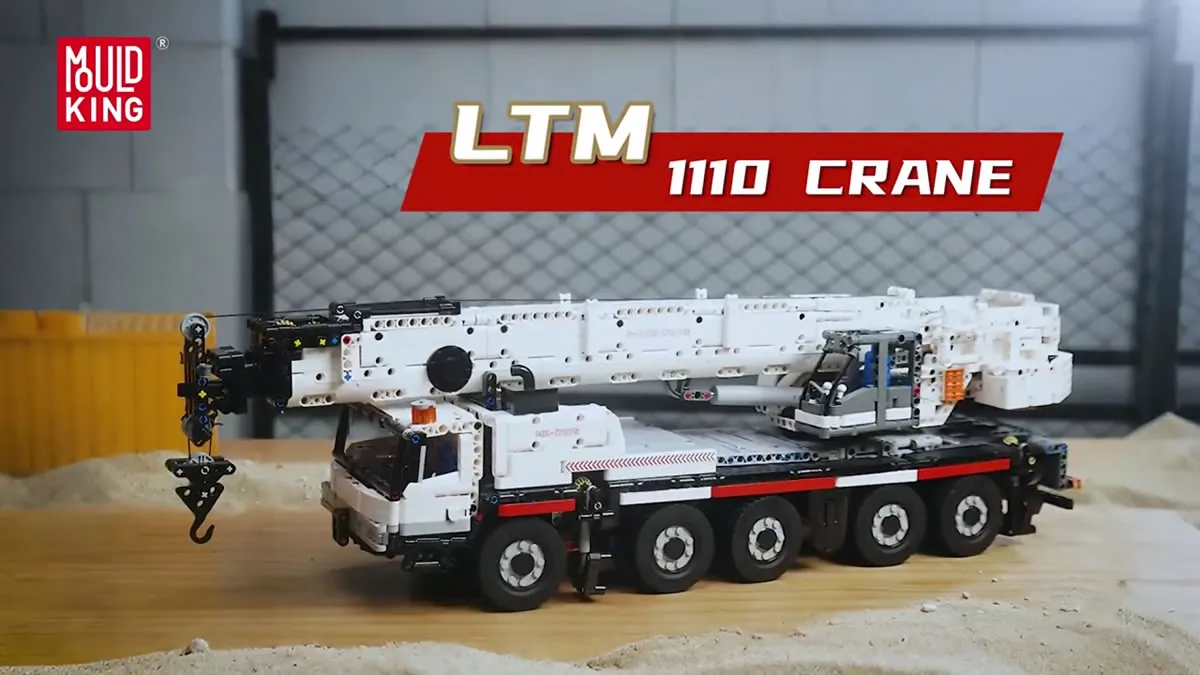 لگو مولد کینگ 17075 ماشین کامیون جرثقیل TM Crane کنترلی