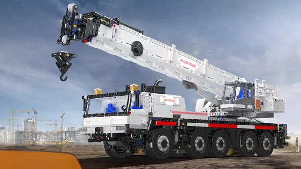 لگو مولد کینگ 17075 ماشین کامیون جرثقیل TM Crane کنترلی