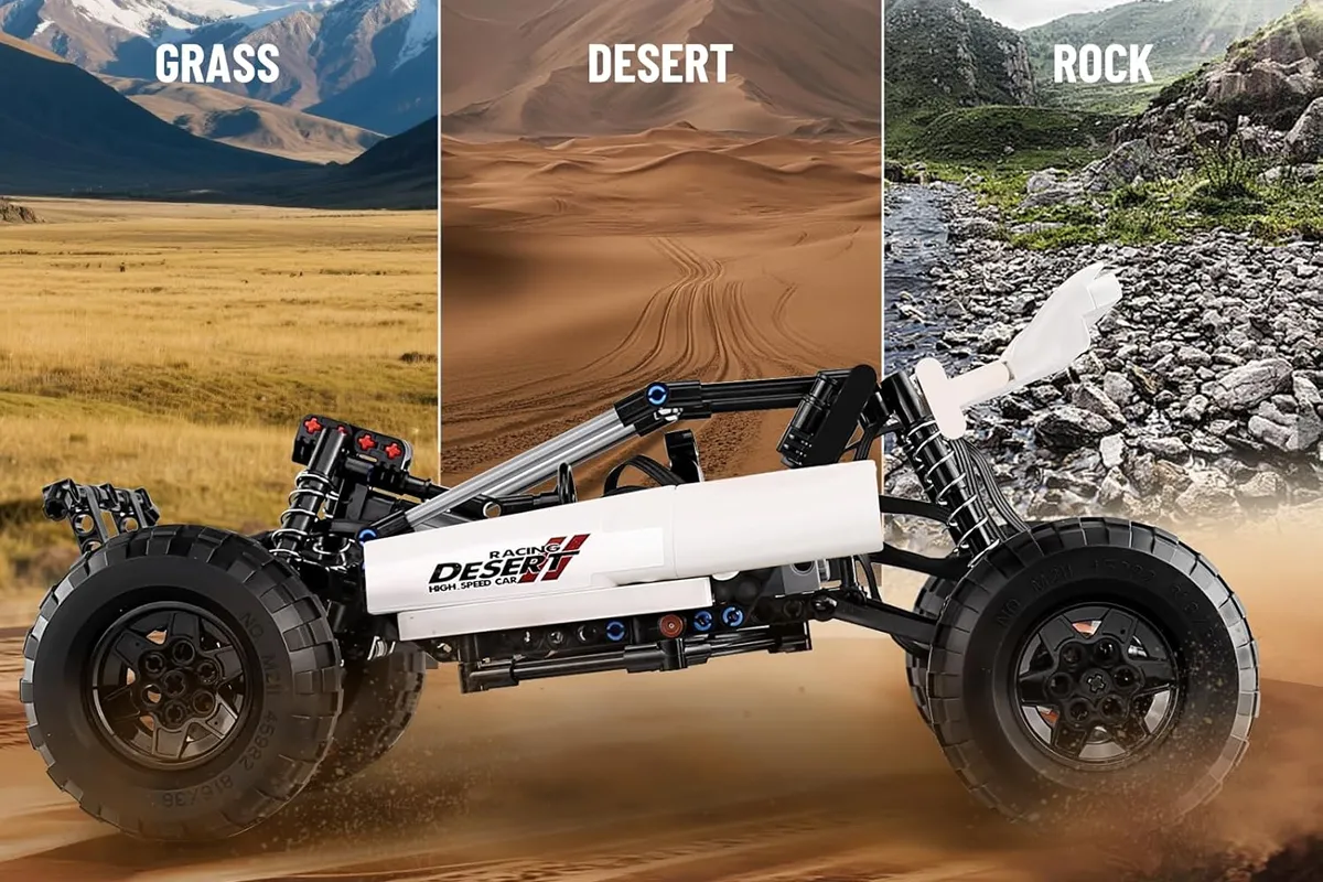 لگو مولد کینگ 18001 ماشین آفرود Desert Racing کنترلی