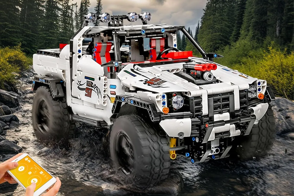 لگو مولدکینگ 18005 ماشین آفرود 4X4 Pickup ریموت دار