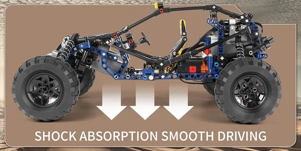 لگو مولدکینگ 18018 ماشین آفرود Lighting Racing Car ریموت دار