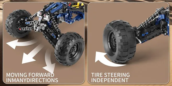 لگو مولدکینگ 18018 ماشین آفرود Lighting Racing Car ریموت دار