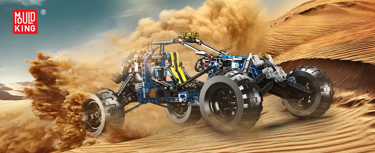 لگو مولدکینگ 18018 ماشین آفرود Lighting Racing Car ریموت دار