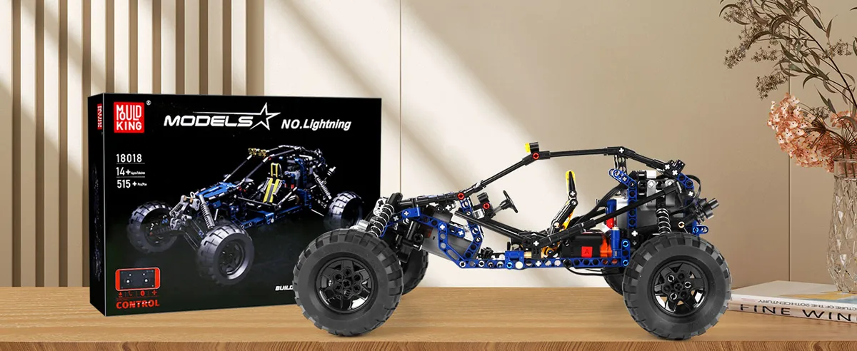 لگو مولدکینگ 18018 ماشین آفرود Lighting Racing Car ریموت دار