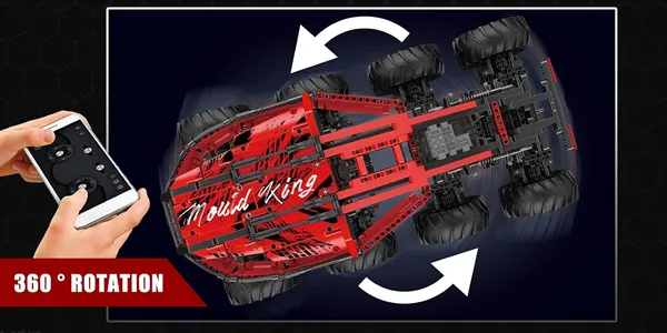 لگو مولدکینگ 18030 ماشین آفرود Red Firefox Climb Car
