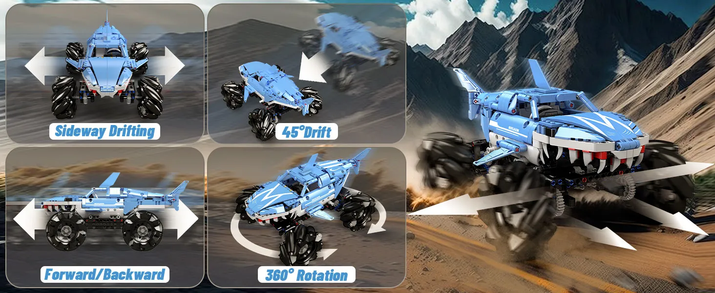 لگو مولدکینگ 18032 ماشین آفرود Megalodon Monster Truck