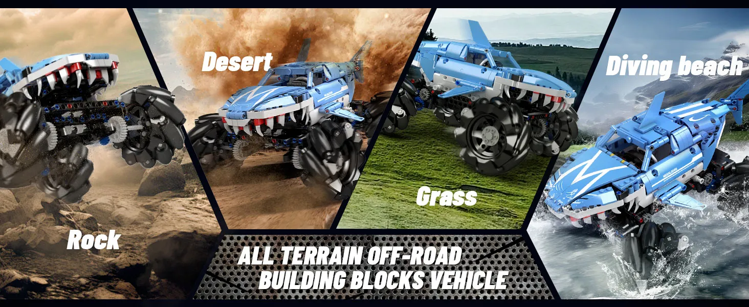 لگو مولدکینگ 18032 ماشین آفرود Megalodon Monster Truck