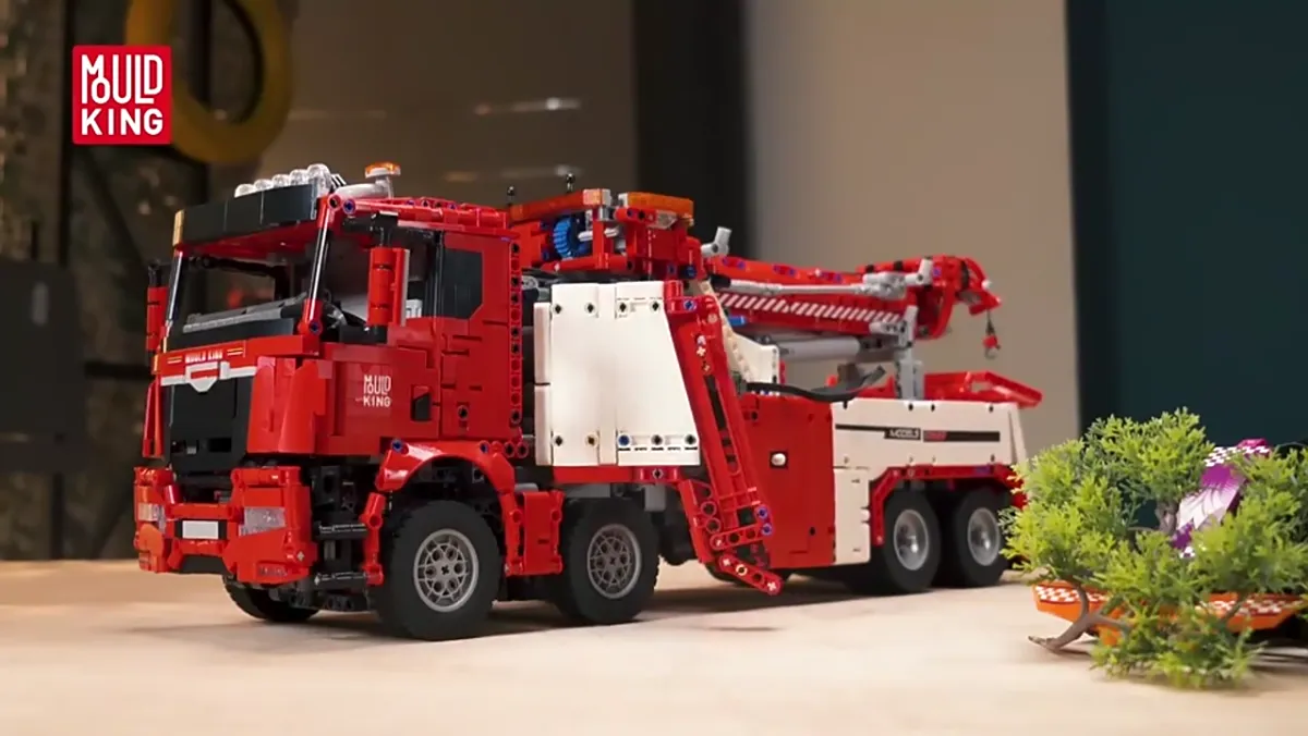 لگو مولد کینگ 19008 کامیون جرثقیل RC Tow Truck کنترلی 