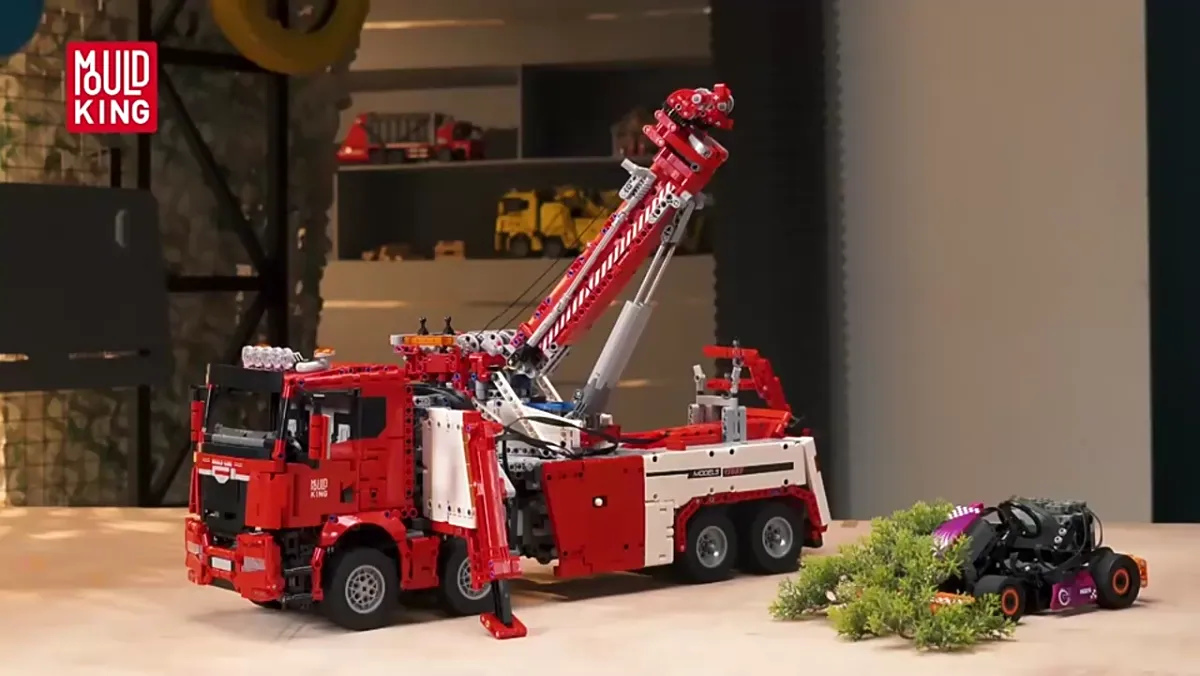 لگو مولد کینگ 19008 کامیون جرثقیل RC Tow Truck کنترلی 