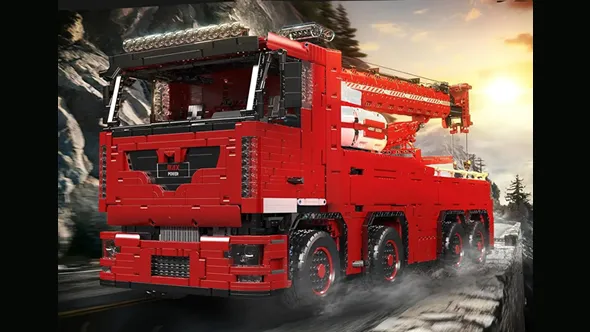 لگو مولد کینگ 19008 کامیون جرثقیل RC Tow Truck کنترلی 