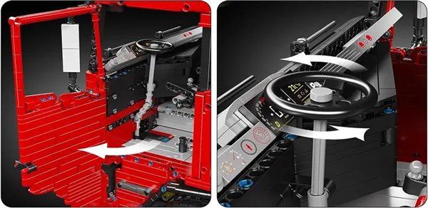 لگو مولد کینگ 19015 ماشین تریلی کمرشکن Pneumatic Truck کنترلی