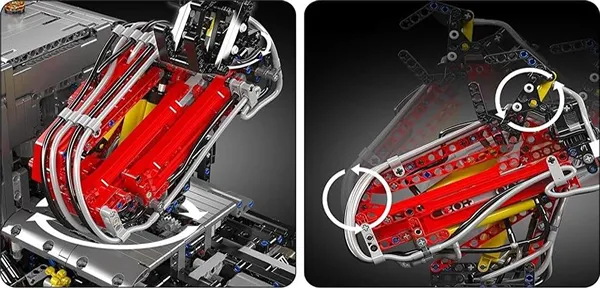 لگو مولدکینگ 19016 ماشین کامیون جرثقیل Truck Mounted Crane کنترلی